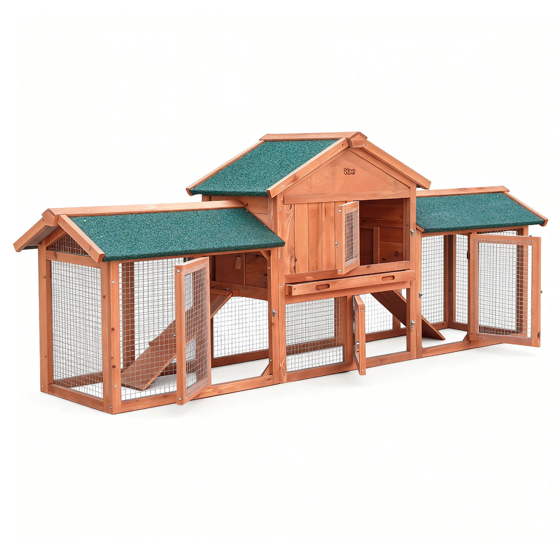i.Pet Extra Large Chicken Coop and Rabbit Hutch with Sleeping Area