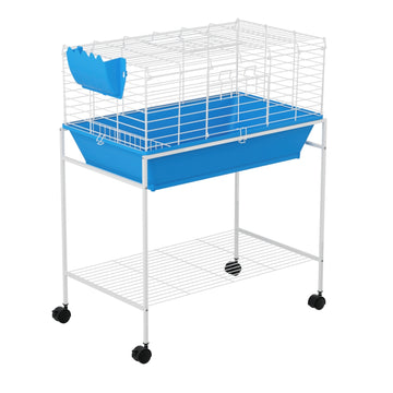 i.Pet Indoor Rabbit Cage with Wheeled Stand 88cm