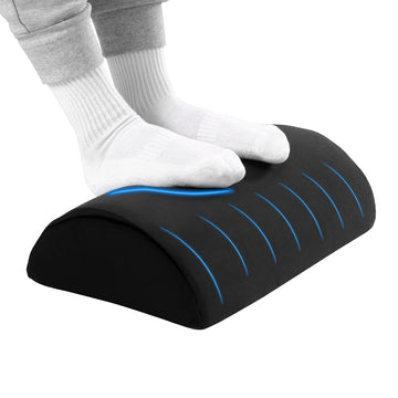Giselle Memory Foam Footrest Cushion Black 43cm