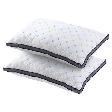 Giselle Bedding Microfibre Pillow 1kg Filled Non-Allergenic White