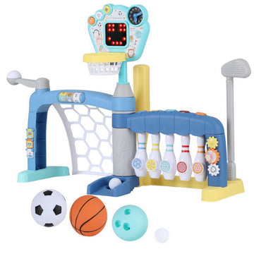 Keezi Kids Sports Activity Center 5 Games in 1 Blue