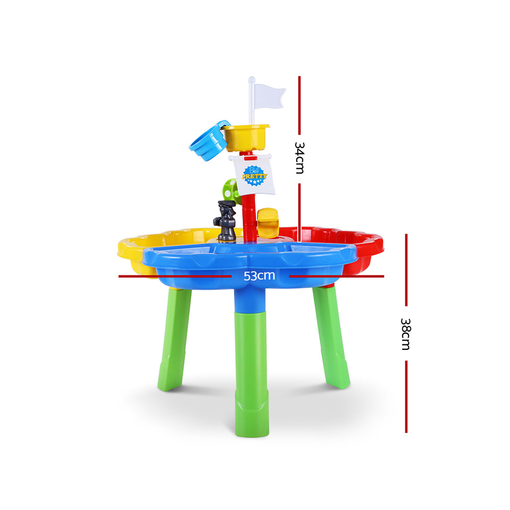 Keezi Kids Sand and Water Table Outdoor Play 53cm
