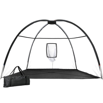 Everfit Portable Golf Practice Net with Target 3.5m Black