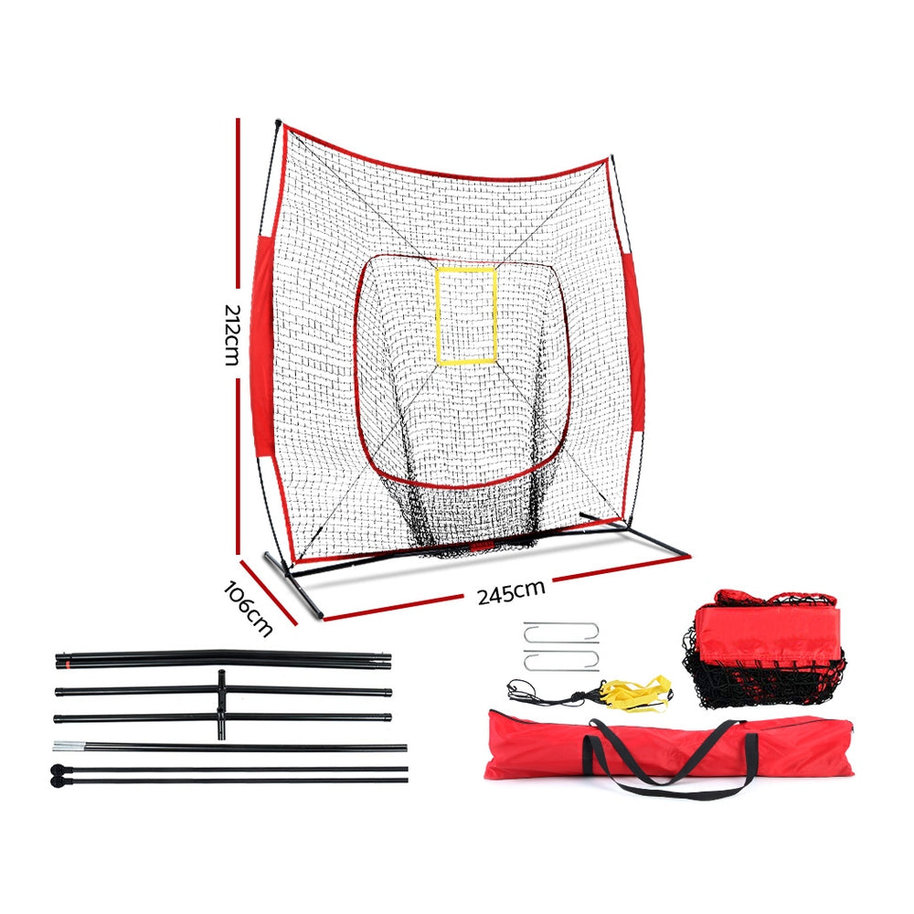 Everfit Baseball Training Net Portable Softball 213cm