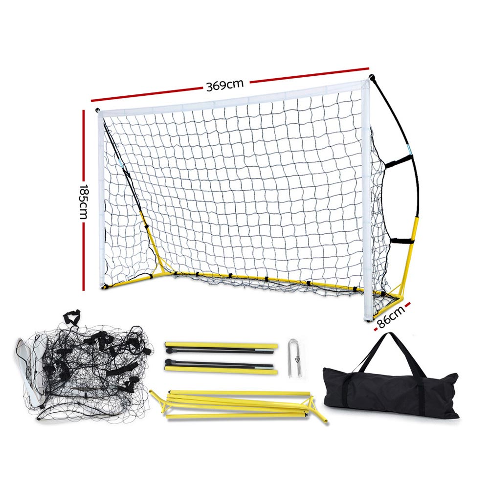 Everfit Portable Soccer Goal Net with Steel Frame 3.6m