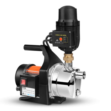 Giantz Garden Water Pump 1500W Pressure Tank 72L/min 52m Black
