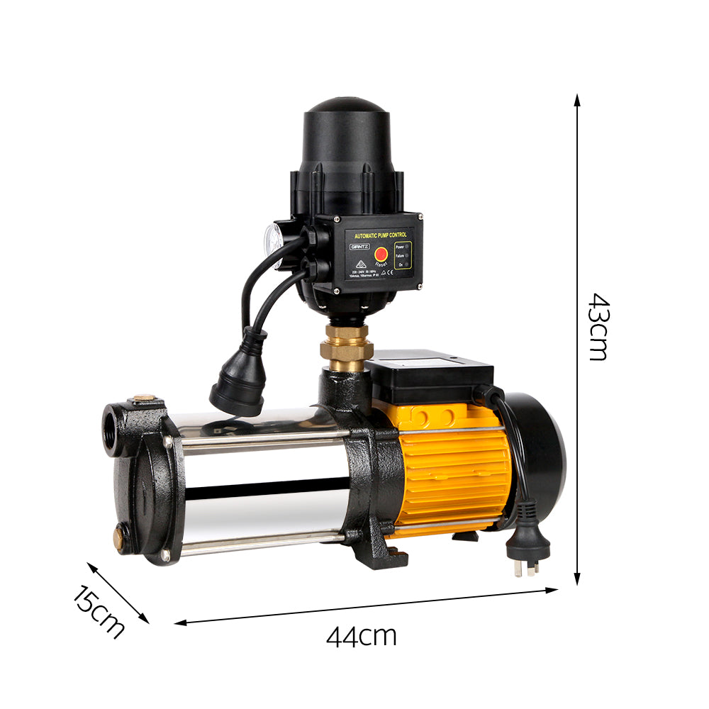 Giantz Garden Water Pump 5-Stage High Pressure 9000L/hr 2500W Black