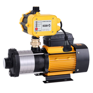 Giantz Garden Water Pump 2000W 50m Head 5-Stage Yellow