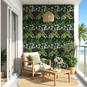 Gardeon Artificial Plant Boxwood Wall Panel 4 Pack Green