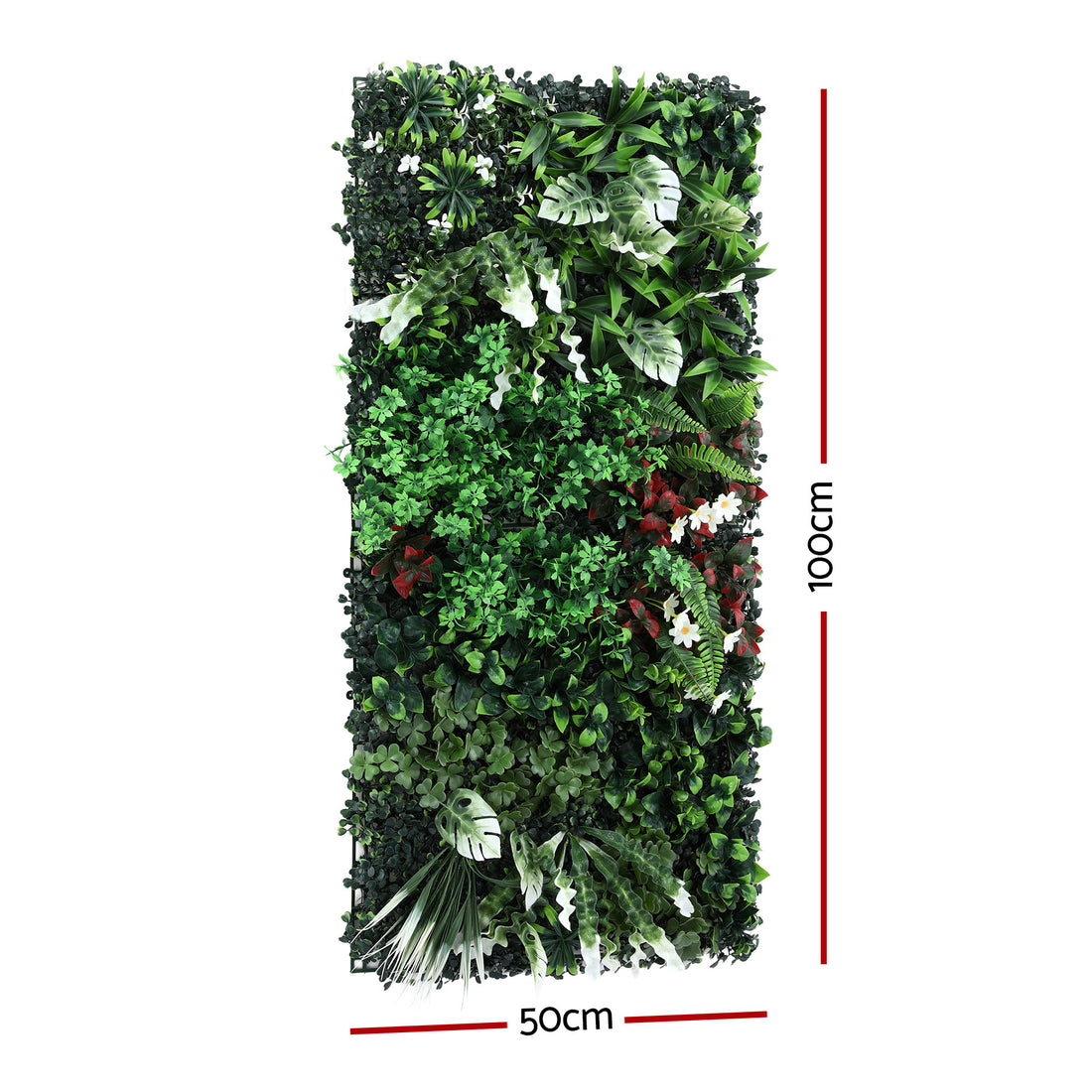 Gardeon Artificial Boxwood Privacy Wall Panel UV Resistant Green 50x100cm