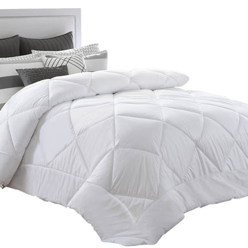 Giselle Bedding 400GSM Winter Quilt Bamboo King White