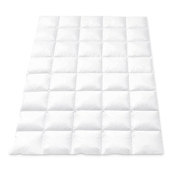 Giselle Bedding Goose Down Feather Quilt 800GSM Warm Winter Single