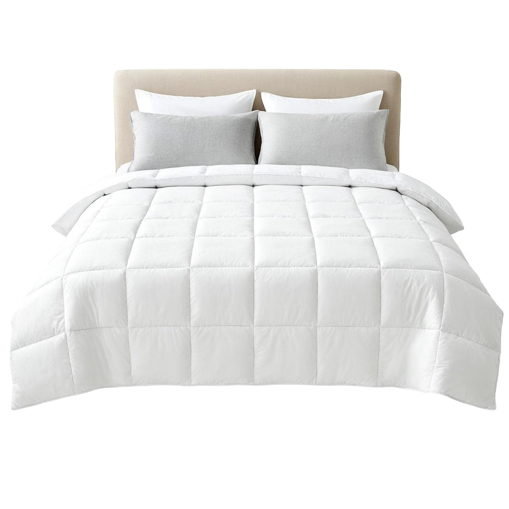 Giselle Bedding Microfiber Quilt 400GSM All Season Super King 270x240cm White