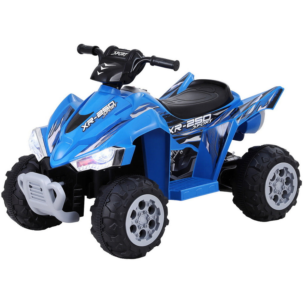 Rigo Kids Electric Ride On ATV Quad Motorbike 12V Blue