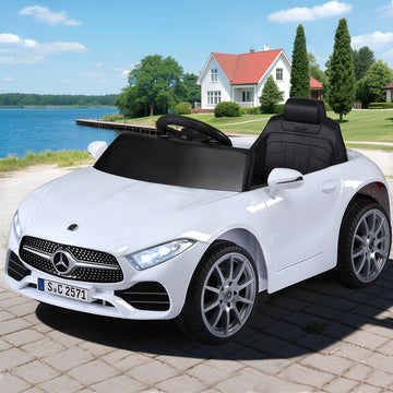 Kahuna Electric Ride On Car with Digital Dashboard Music White