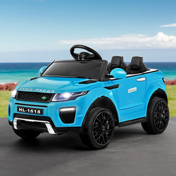 Rigo Kids Electric Ride On Car SUV Range Rover-Inspired Blue 12V