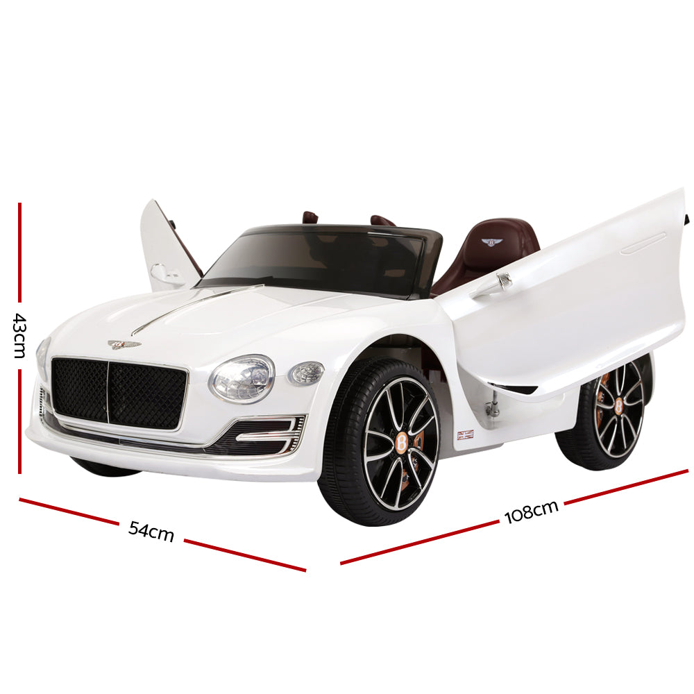 Bentley Licensed Kids Electric Ride On Car EXP12 White 12V
