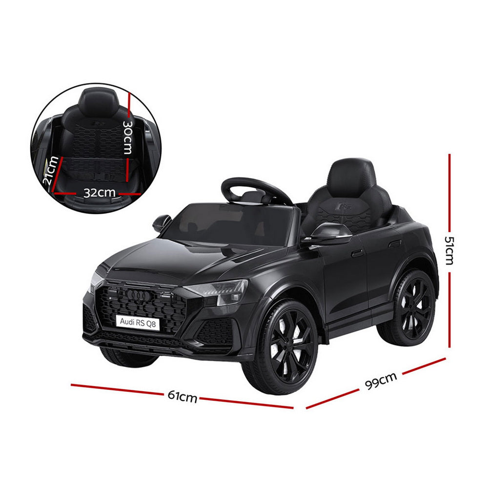 Kahuna Licensed Electric Kids Ride On Car RSQ8 Style Black
