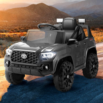Toyota Tacoma Licensed Kids Electric Ride On Car 12V Grey Off Road