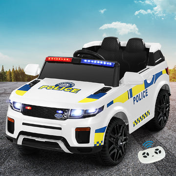 Rigo Patrol Police Ride On Car White