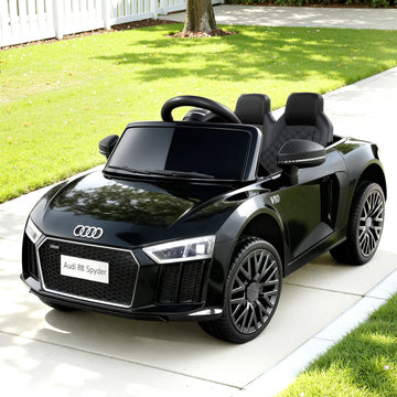 Audi Licensed Kids Electric Ride On Car R8 Spyder Black