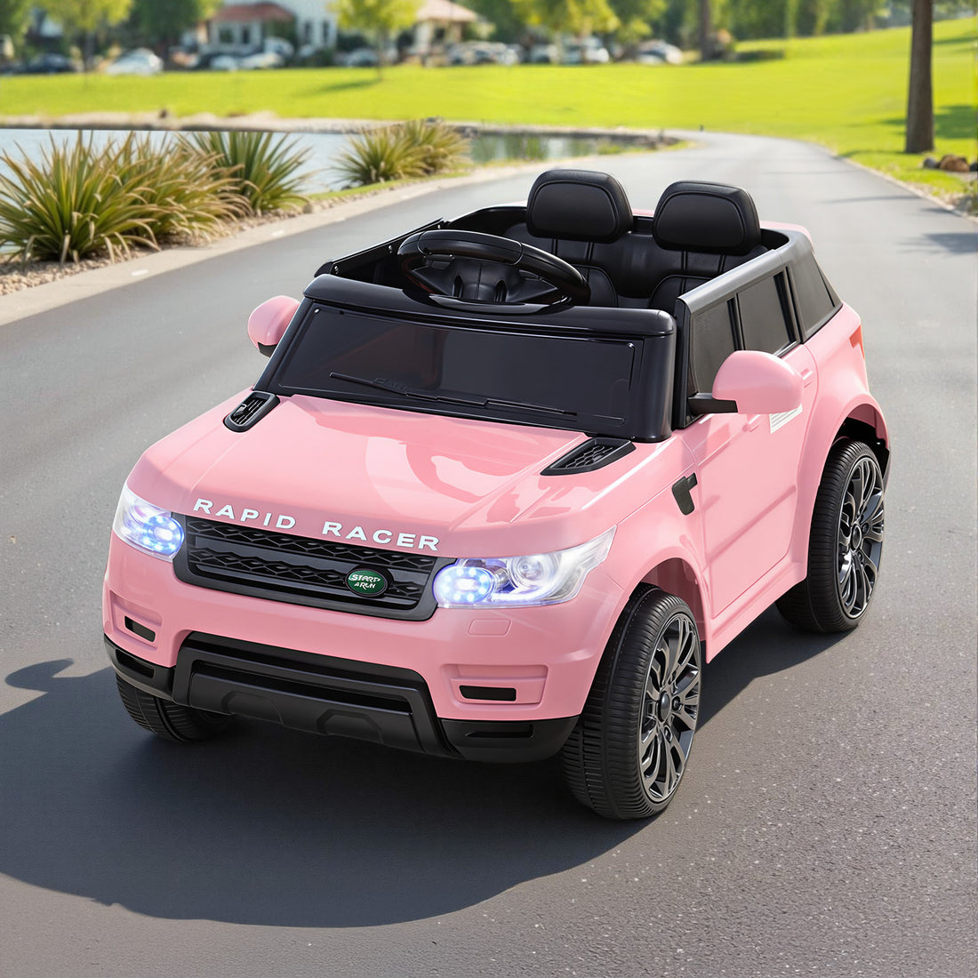 Rigo Electric Ride On Car SUV Remote Control 12V Pink