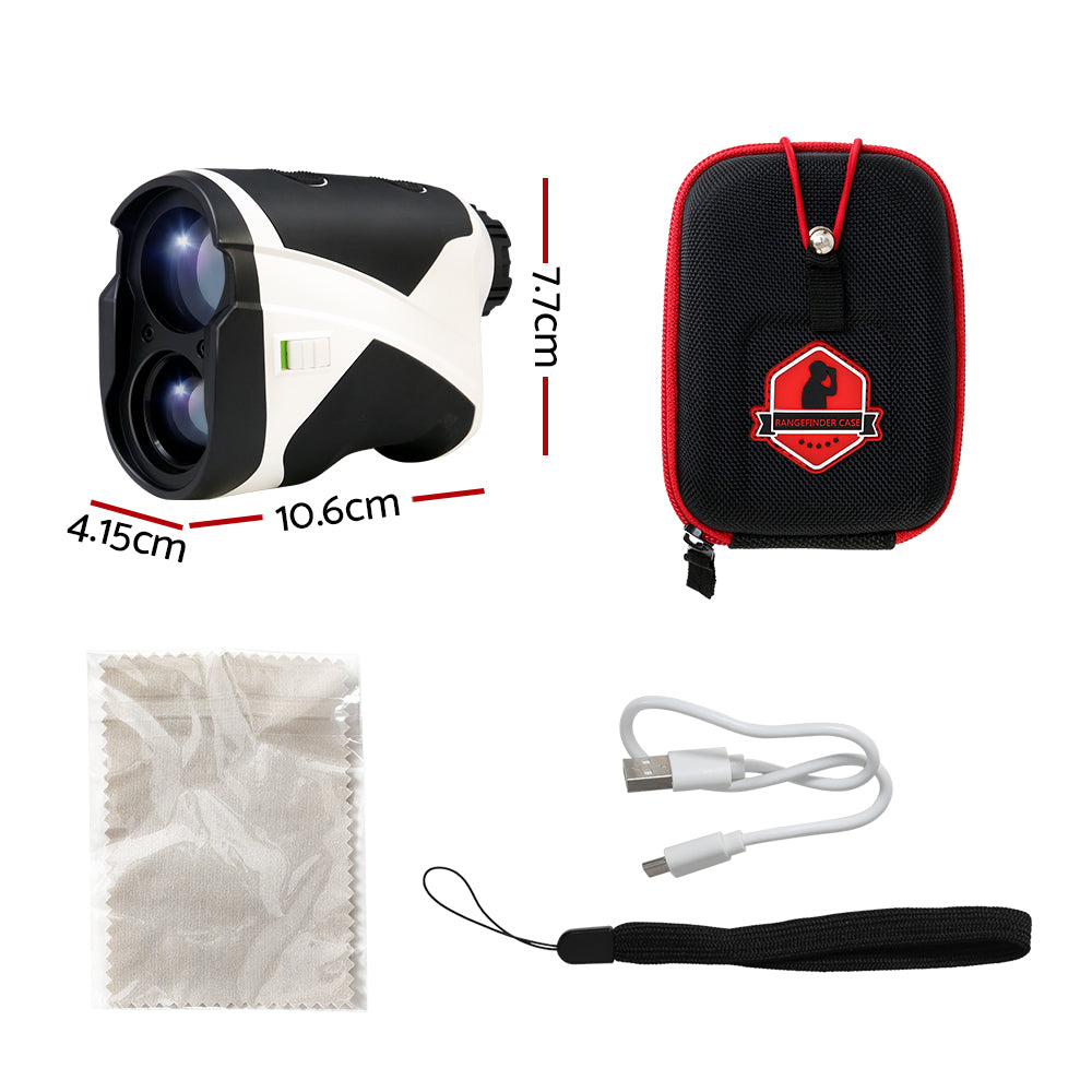 Everfit 700M Golf Rangefinder Laser Slope Vibration Alert Black
