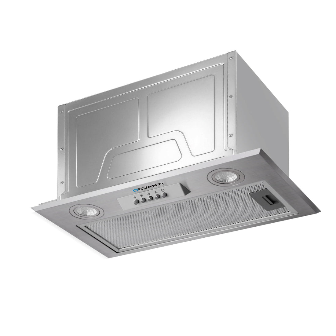 Devanti Undermount Range Hood 520mm 420m3/h Stainless Steel