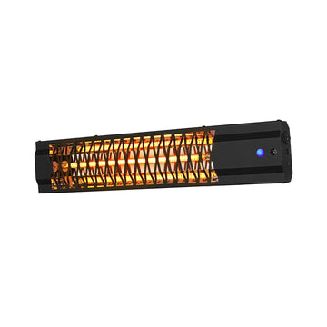 Devanti Electric Strip Heater 2000W Infrared Radiant with Remote Control