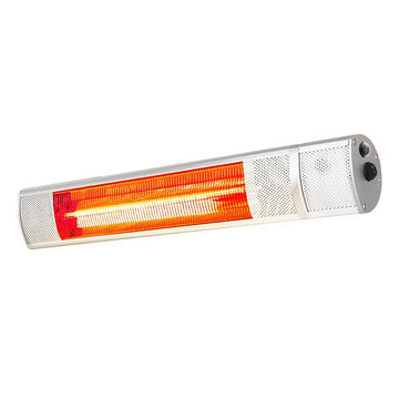 Devanti Electric Strip Heater 2000W Infrared Radiant Silver