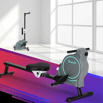 Everfit Rowing Machine 16 Level Magnetic Rower with Bluetooth APP
