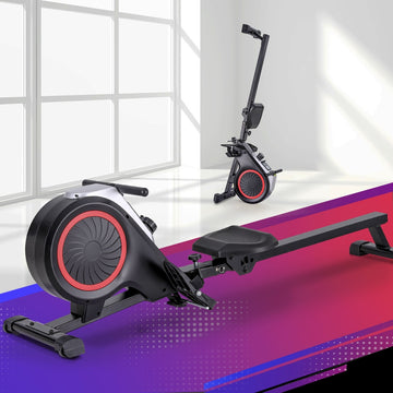Everfit Foldable Magnetic Rowing Machine 16 Level with Tablet Holder