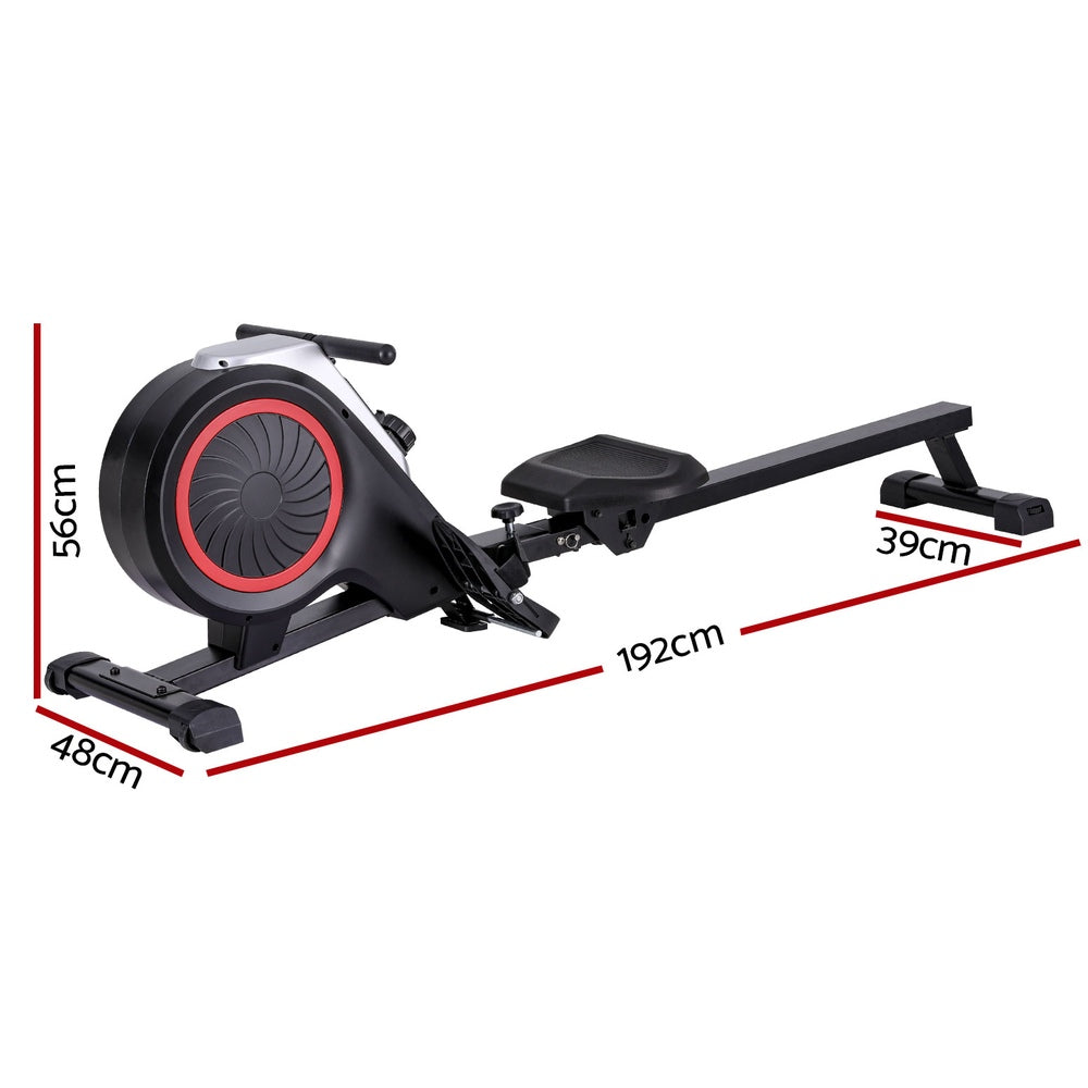 Everfit Foldable Magnetic Rowing Machine 16 Level with Tablet Holder