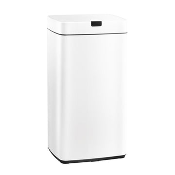 Devanti 45L Motion Sensor Bin White Hands-Free Automatic