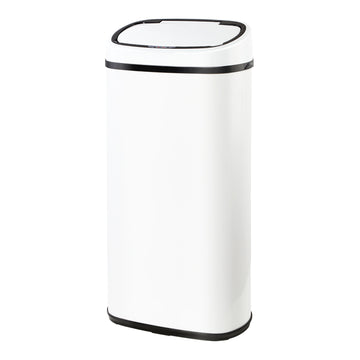 Devanti 68L Motion Sensor Bin White Hands-Free Automatic