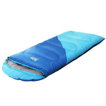 Weisshorn Kids Thermal Sleeping Bag 172cm Blue