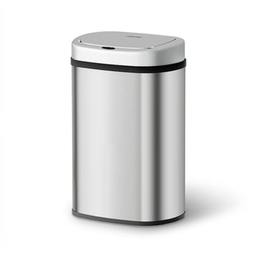 Devanti Motion Sensor Bin 50L Hands-Free Stainless Steel