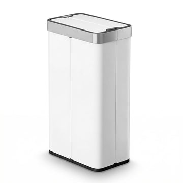 Devanti 70L Slim Sensor Kitchen Bin Soft Close White