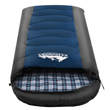 Weisshorn Single Sleeping Bag Thermal -20C Blue