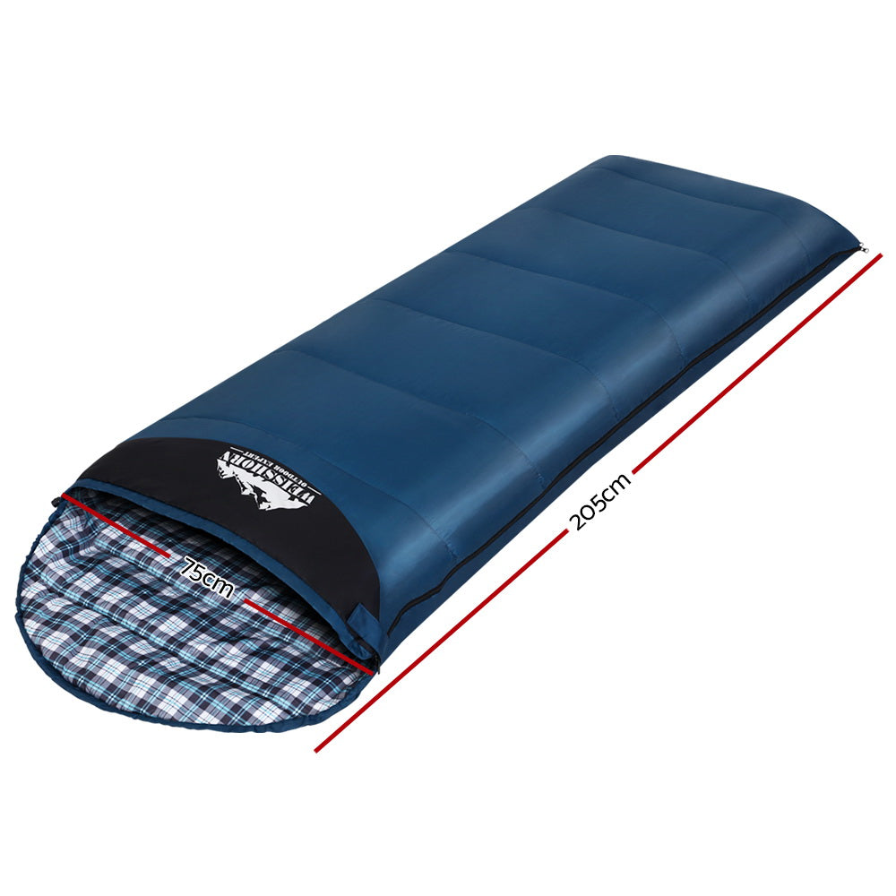 Weisshorn Compact Sleeping Bag 0-20C Camping 0.9kg