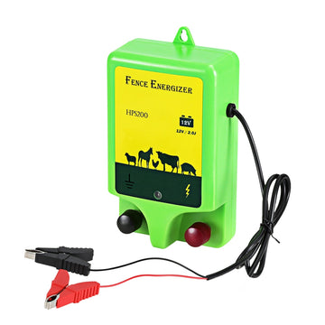 Giantz Battery-Powered Fence Energiser 18km 1.56J 12V