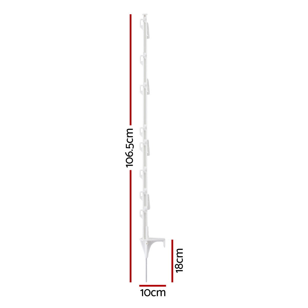 Giantz Electric Fence Posts 20 Pack PP for Temporary Farm Fencing