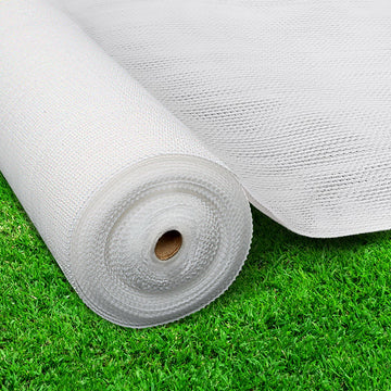 Instahut Shade Cloth 50% UV Block for Plant Protection 1.83x30m White