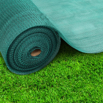 Instahut 30% UV Shade Cloth Heavy Duty Knitted Fabric 3.66m x 20m Green