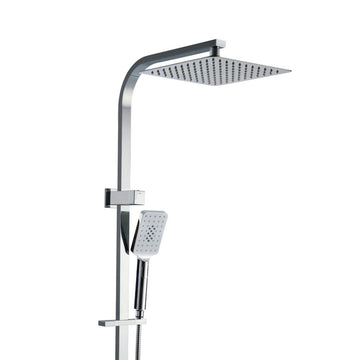 Cefito 10 inch Rain Shower Head Set Handheld High Pressure Chrome
