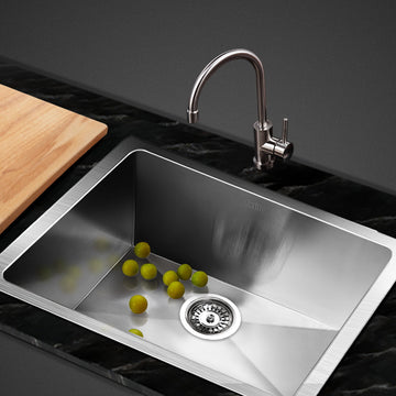 Cefito Handmade Stainless Steel Kitchen Sink 51x45cm Single Bowl