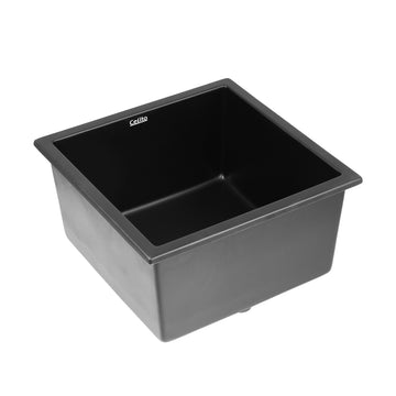 Cefito Granite Stone Kitchen Sink Single Bowl White 45cm