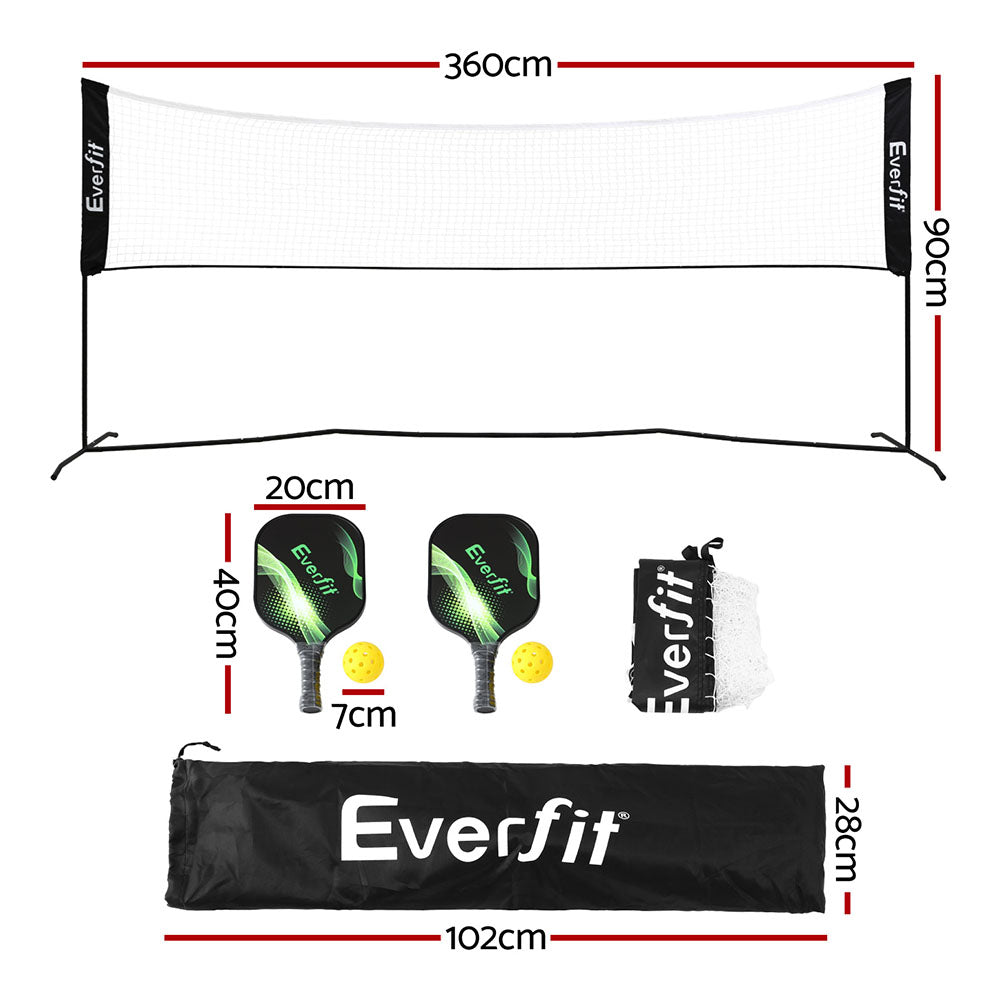 Artiss Portable Sports Net for Badminton Tennis Volleyball Pickleball Adjustable Height