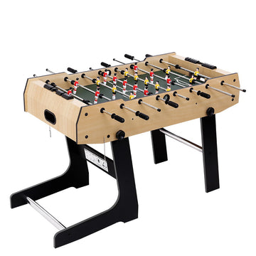 Foosball Table with Foldable Design for Home Game Room