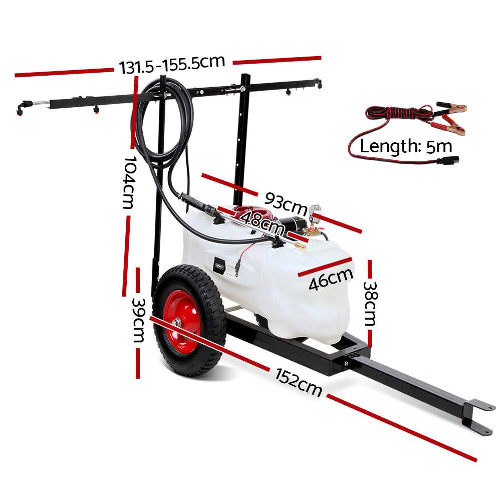 Giantz ATV Weed Sprayer 100L Trailer with 1.5M Boom